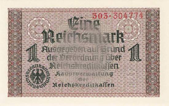 1 Mark 1939 Serie 303